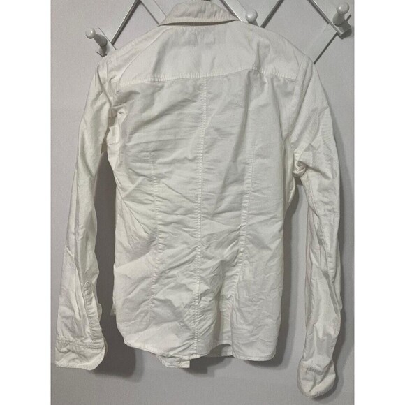 Vineyard Vines White Dress Shirt Button Down Pink Whale Shep Ian Size 10 Medium - Picture 6 of 9